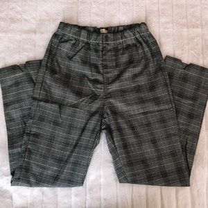 women’s gingham pants